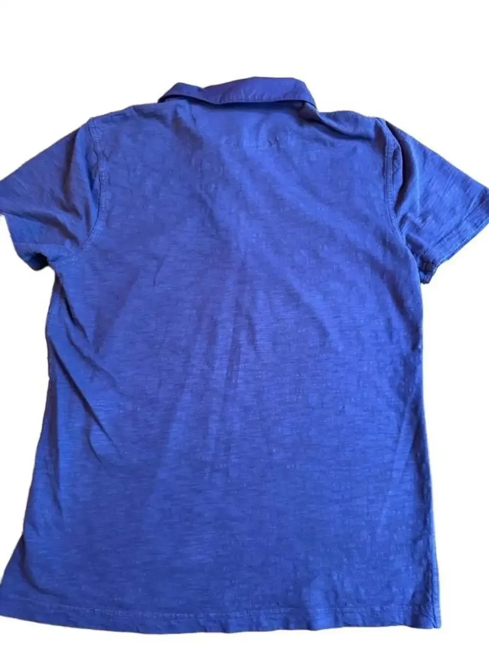 Banana Republic Purple Slub Knit Short Sleeve Polo Shirt Men's Size M h1198